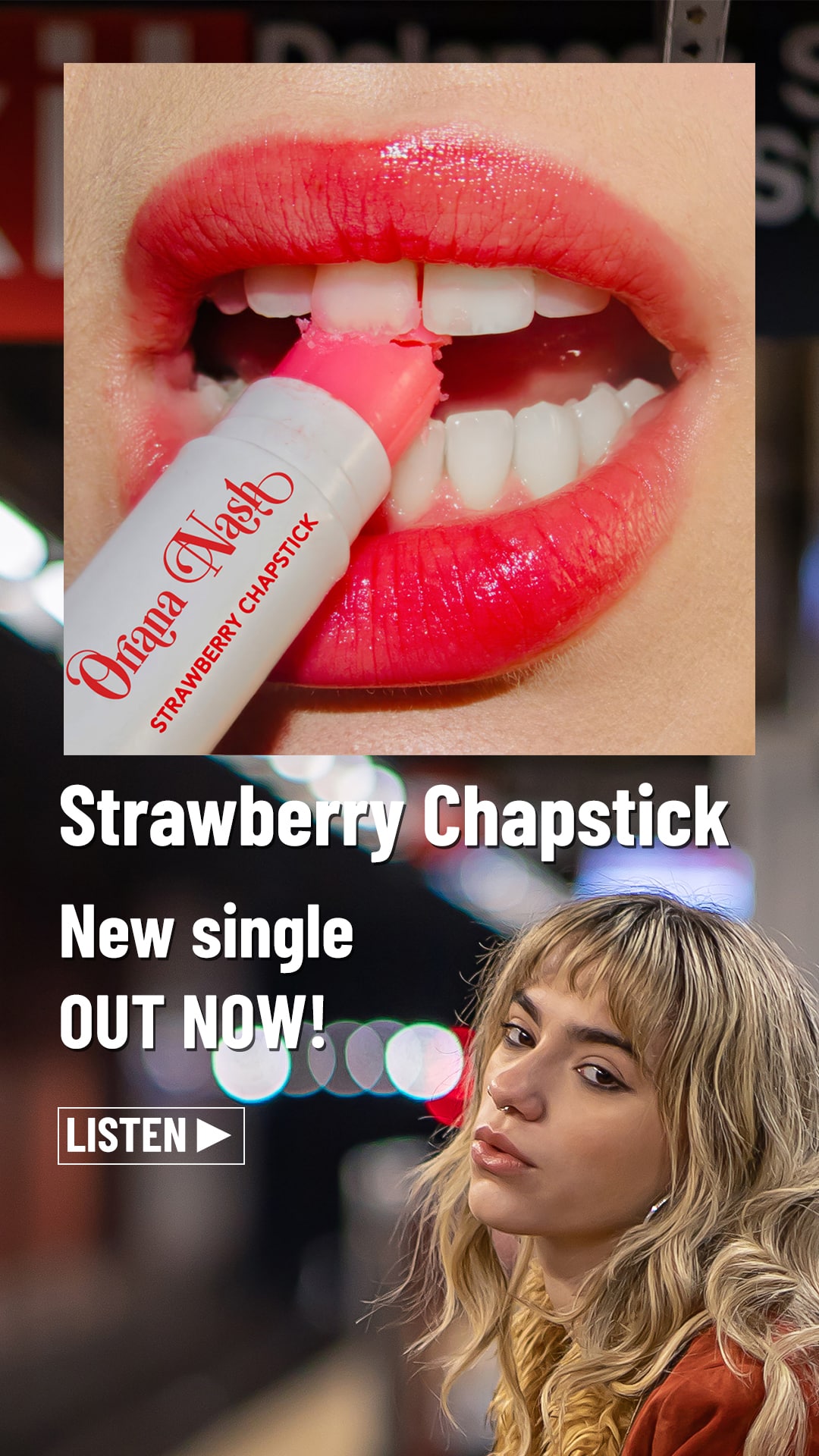 Oriana Nash Strawberry Chapstick